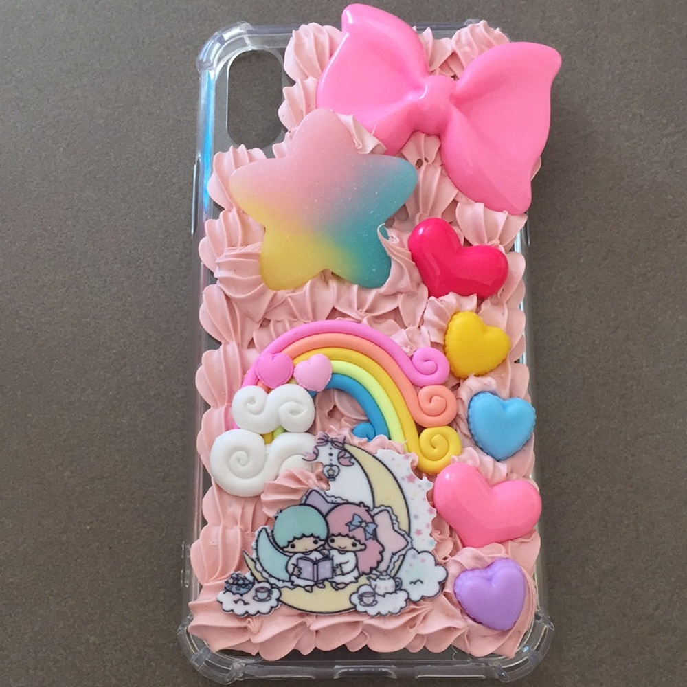 Twin Stars iPhone XS decoden case